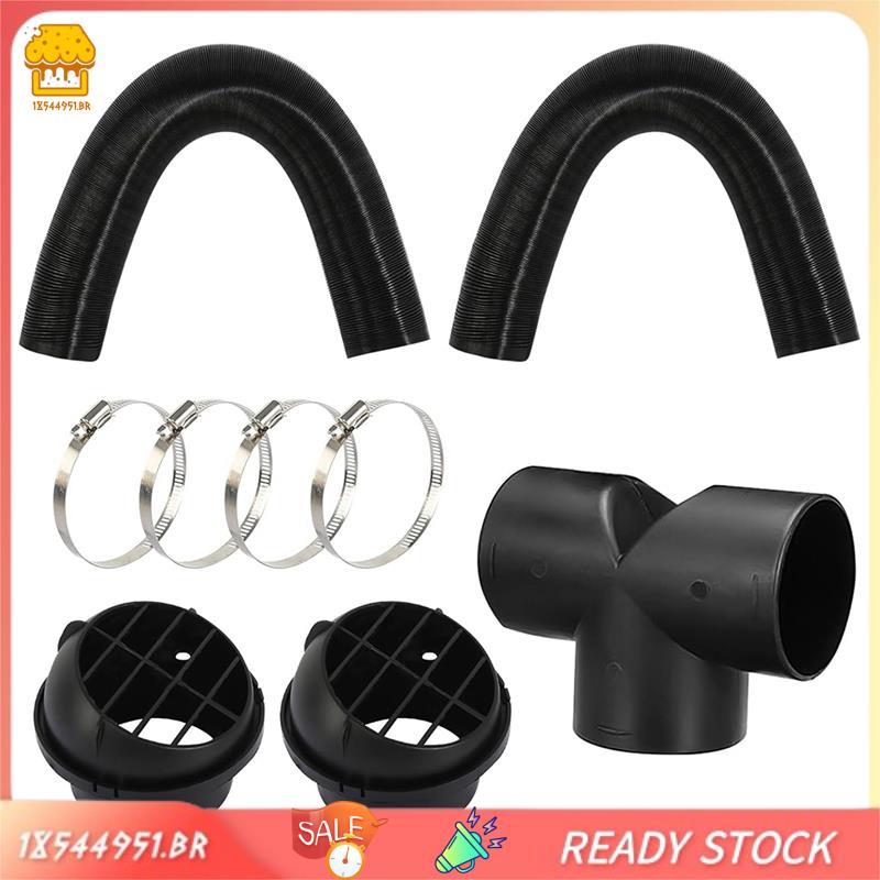 [18544951 . br] Para Acessórios De Aquecedor De Estacionamento Kit De Duto De Tubo De Escape De 75 Mm Com Peça Em T , Br