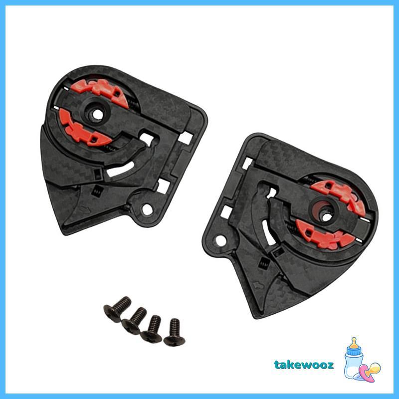TAKE Kit Base Capacete Esquerdo E Direito Para Motocicleta Parafusos Serviço Reparo Montagem