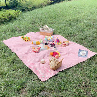 Comércio exterior acampamento ao ar livre piquenique esteira pequena xadrez fresca ins estilo piquenique toalha de mesa 