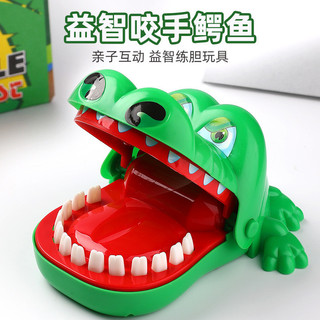 Brinquedo de Crocodilo de Dedo Grande e Rígido, Brinquedo de Crocodilo para Crianças e Pais, Brinquedo de Pegadinha, Jog