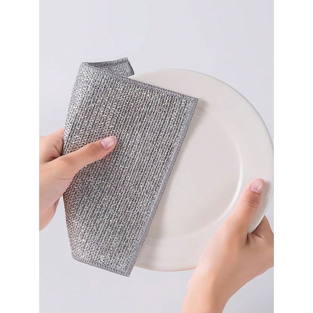 Kit com 5 Panos de Limpeza Reforçados com Fio de Metal — imagem 2 de 2