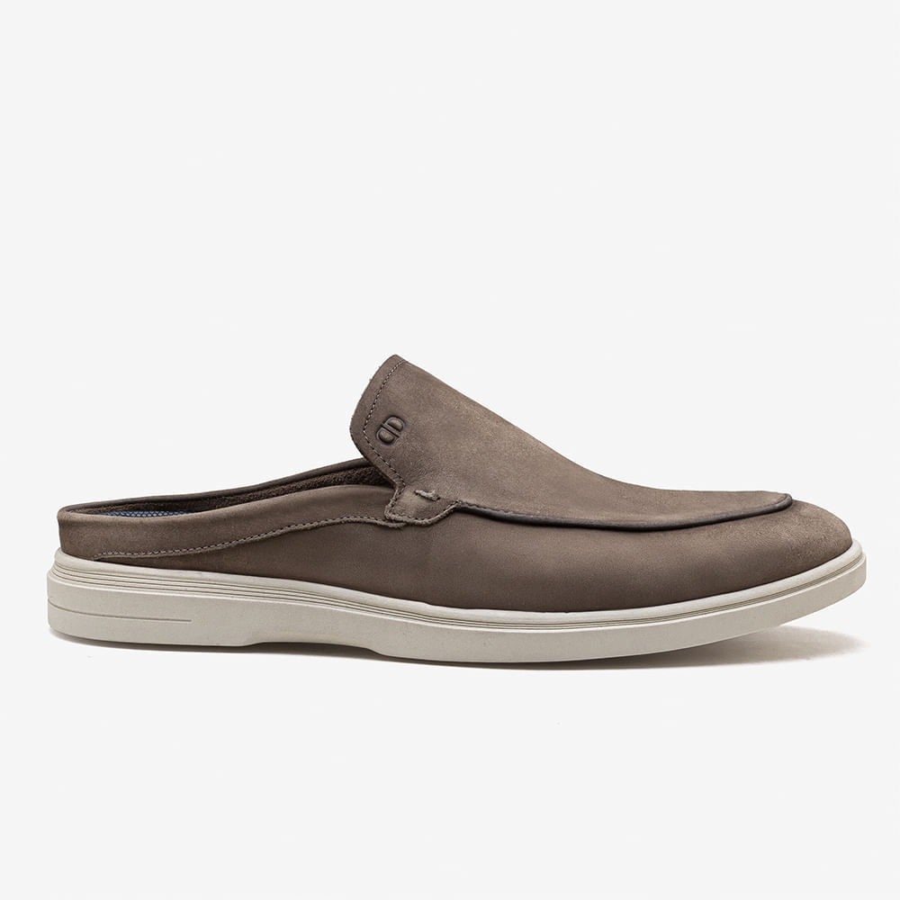 Mule Masculino Tulum Couro Bege