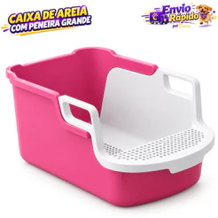 Caixa De Areia Para Gatos Furba Bandeja Higiênica Premium