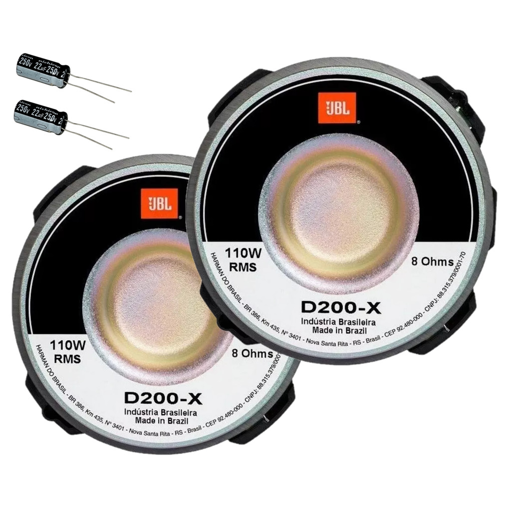 KIT 02 DRIVER D200-X + 02 CAPACITORES