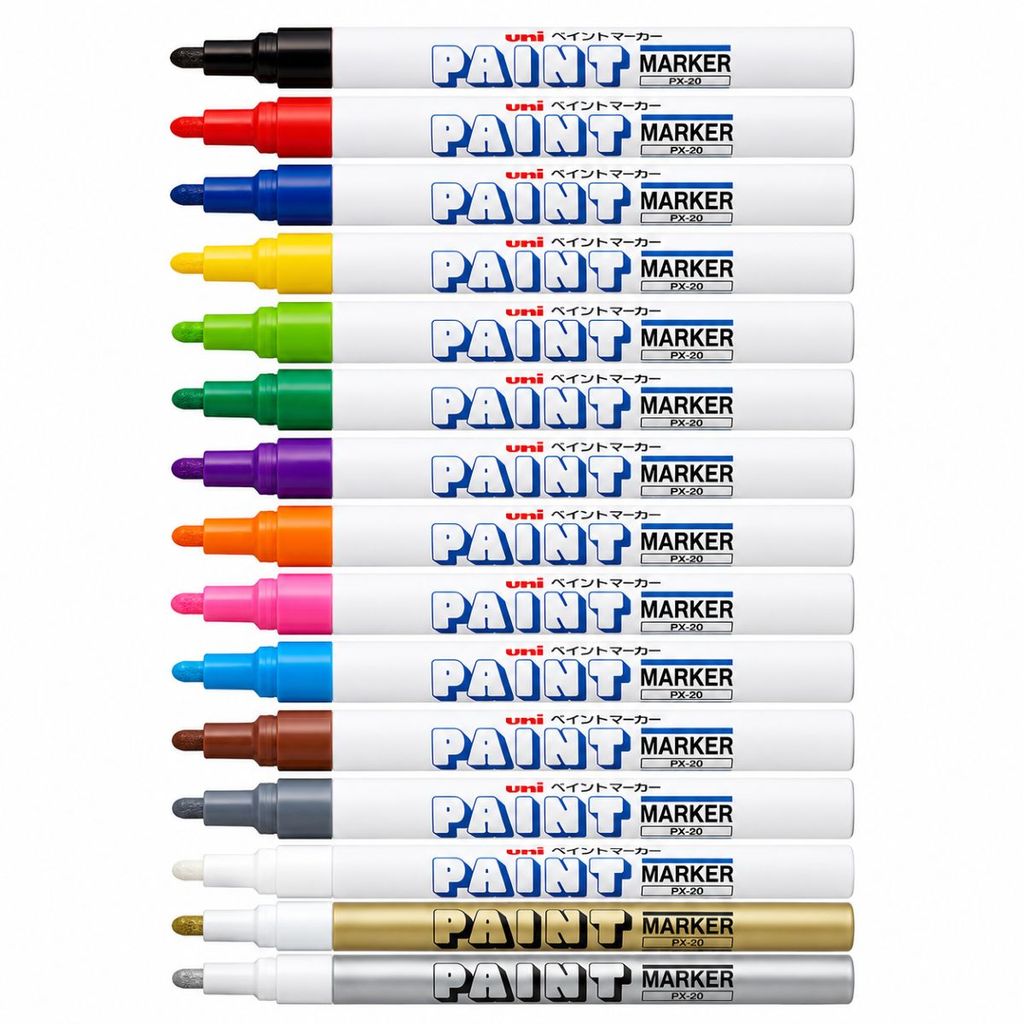 Pincel marcador permanente Paint Marker Azul Claro PX-20 Uni-Paint — imagem 2 de 2