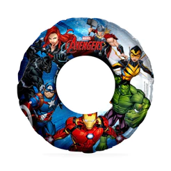 Boia Circular Infantil Inflável Avengers Piscina 56cm Até 30kg Etitoys