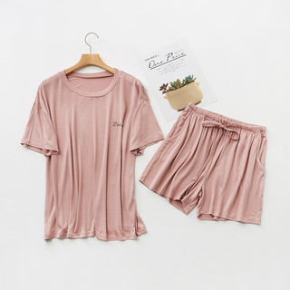Verão Modal terno feminino pijamas de duas peças verão fino Casual bonito estilo japonês Outing Homewear terno