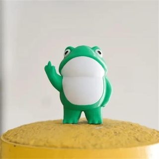 Estatueta De Sapo Rebelde Jxueych , Alta 3.3 Polegadas , Mini Fofo Para Decoração De Jardim De Fadas , Mesa Ao Ar Livre