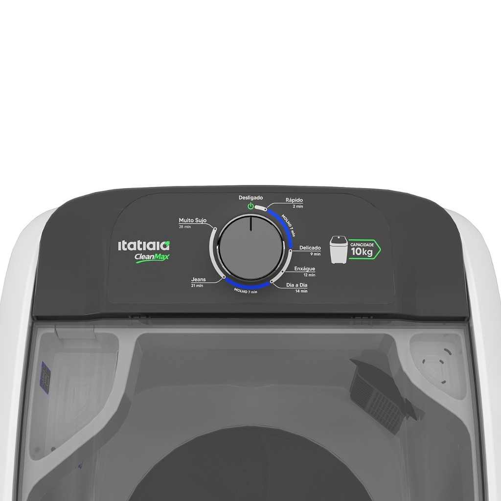 Lavadora Semiautomática Itatiaia 10kg Batedor Turbo Branca — imagem 2 de 2