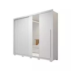 Guarda-roupa Casal 4 Gavetas 2 Portas Caemmun Romanus