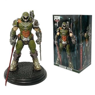 Figura de ação do jogo Doom Eternal, 21,5 cm, com tema de anime, para decoração de ambientes, modelo de coleção para adu