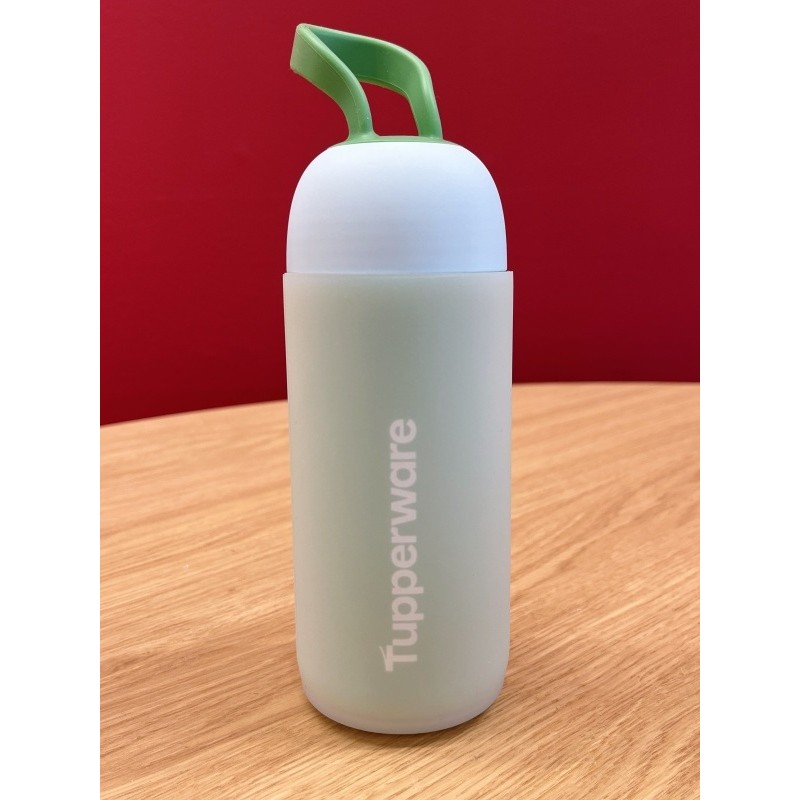 Capa de copo de água de Silicone 6.5 cm Tupperware 350ml Porta-copos com isolamento térmico Capa para garrafa de água Vi