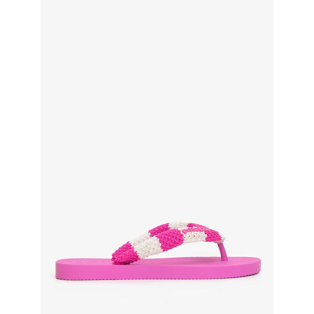 Chinelo Petite Jolie Fresh Crochê Fúcsia PJ7766