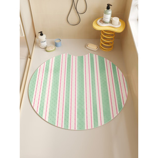 Tapete antiderrapante para banheiro, resistente a choques, banho, ventosa redonda especial, tapete para pés, chuveiro, à