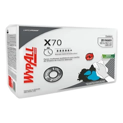 PANO DE LIMPEZA MULTIUSO WYPALL X70 107,4 x 54,3cm - PCT COM 20 PANOS - 30246131