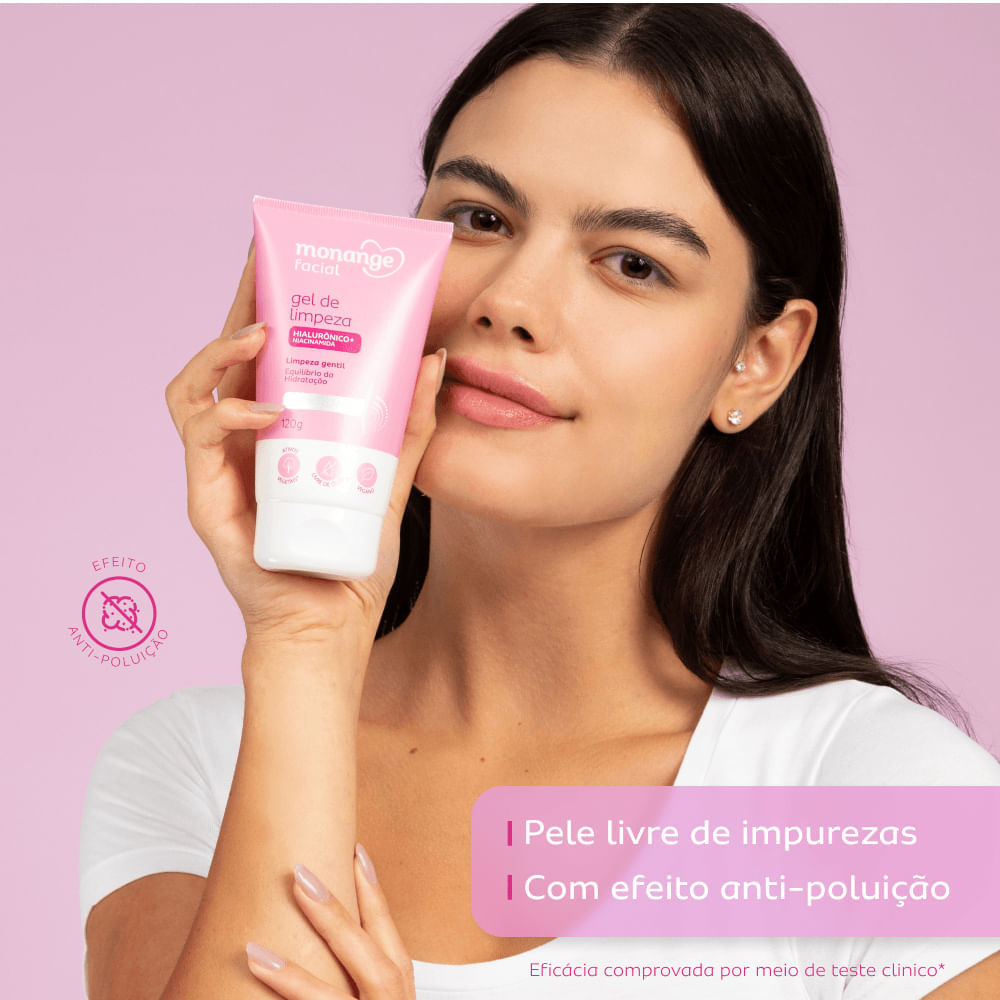 Kit Gel Facial + Creme Facial Monange Antissinais e Anti-Ressecamento · foto 2