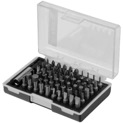 Jogo de bits encaixe sextavado 1/4" com 61 peças - 113879 MTX