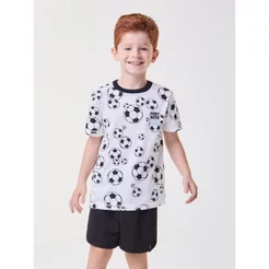 Conjunto Preto e Branco de Futebol
