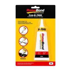 Cola B7000 Transparente 25ml Artesanato Bijuterias Pedrarias e Strass