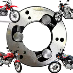 Placa Partida Cbx 250 Twister 2001 At 2008 Xr 250 Tornado 2001 At 2008