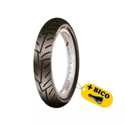 Kit Pneu Moto + Válvula Maggion 350-10 LEAD110-BURGMAN-SMART125 Dianteiro Uso Sem Câmara