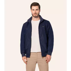 Jaqueta Masculina Microfibra Forrada Diametro Azul