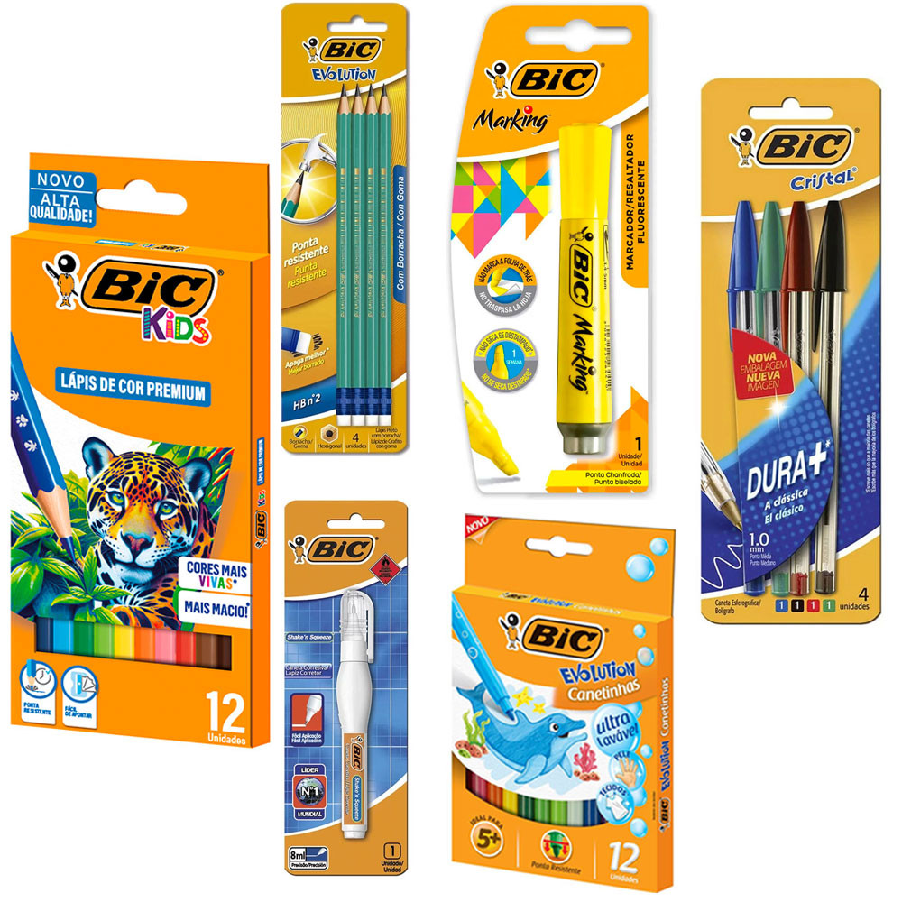 Kit Escolar Fundamental II Bic