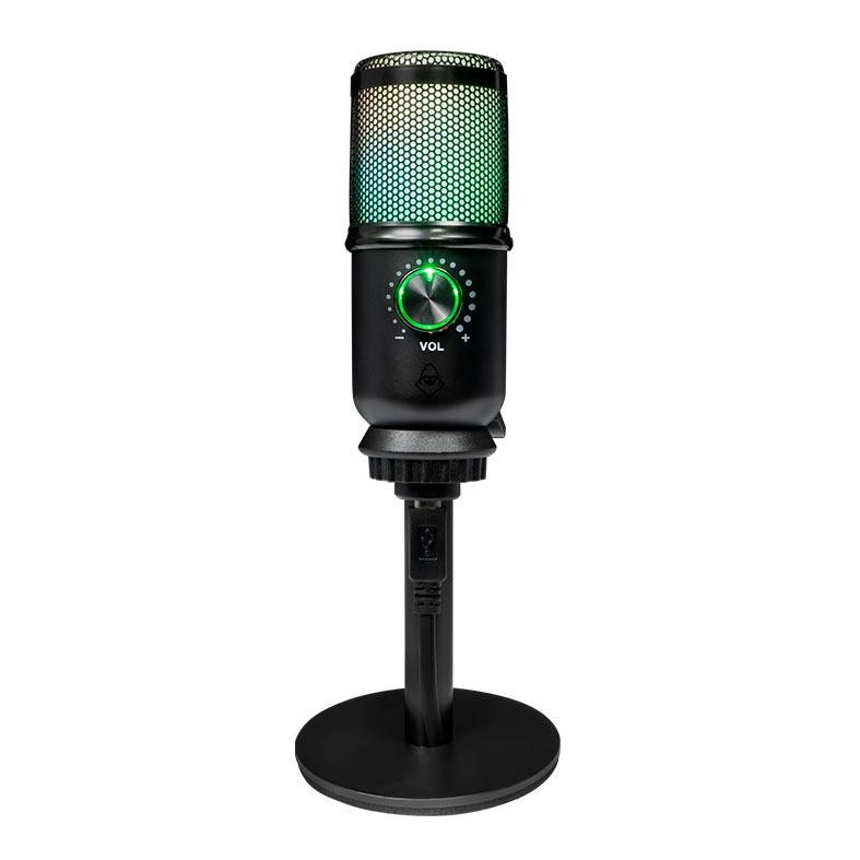 Microfone Mancer Horcrux V2, RGB, USB, Preto, MCR-HCRX-BL02