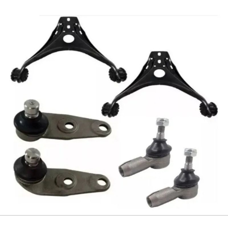 Kit Bandeja Gol g3 + Par pivo Gol g3 + terminal direcao  Gol g3 DIR. HIDRAULICA