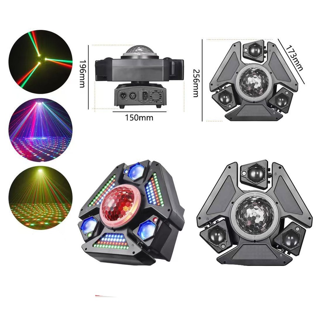 Qiu - Moving Head Linha Completa Canhão de Luz 127v  – Iluminação Mini ao Profissional P/ Festas. em Oferta na Shopee