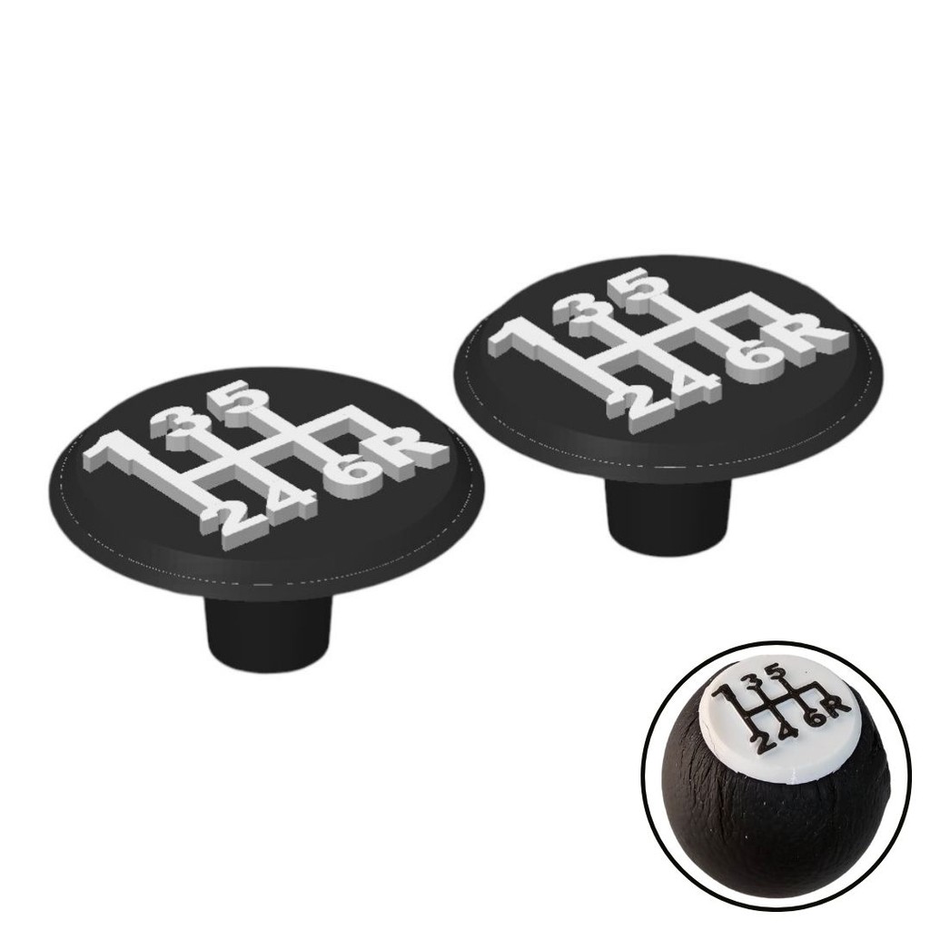 Kit 2 Capa Para Câmbio Manopla Para G25 G27 G29 G920 G923