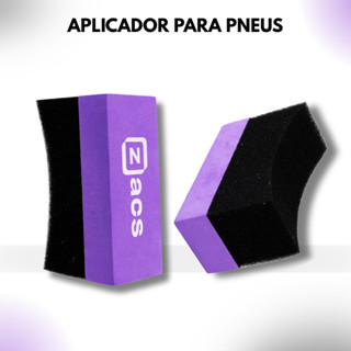 Esponja Aplicadora Automotiva ZACS Para Pneus e Detalhes em Oferta na Shopee