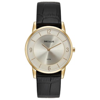 Relógio Masculino Seculus Slim 23724GPSVDC2 Couro Crocodilo em Oferta na Shopee