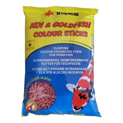 Ração P/ Carpas E Kinguios Tropical Koi & Goldfish Colour 90g
