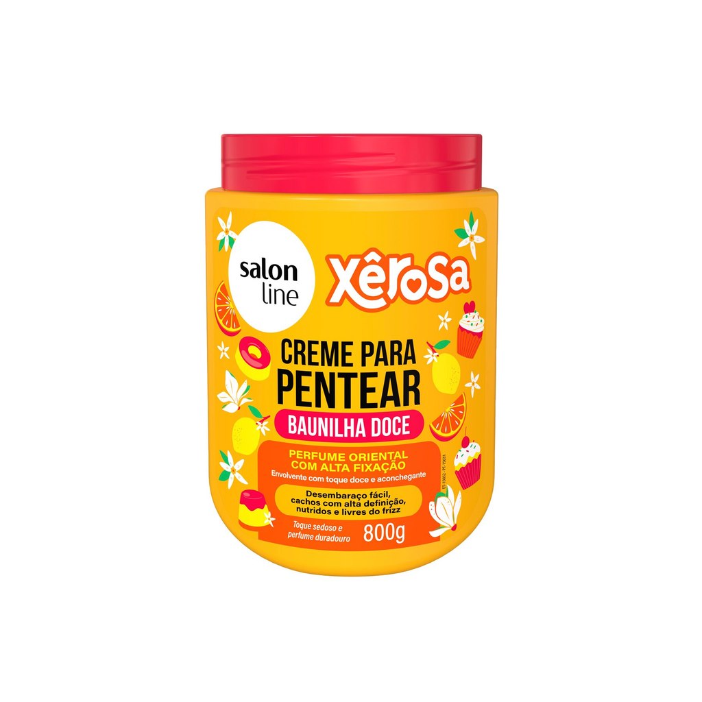 Creme para Pentear Xêrosa Baunilha Doce 800g em Oferta na Shopee