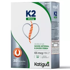 Vitamina K2 65mcg - 30 Cáspulas Gelatinosas - Katiguá