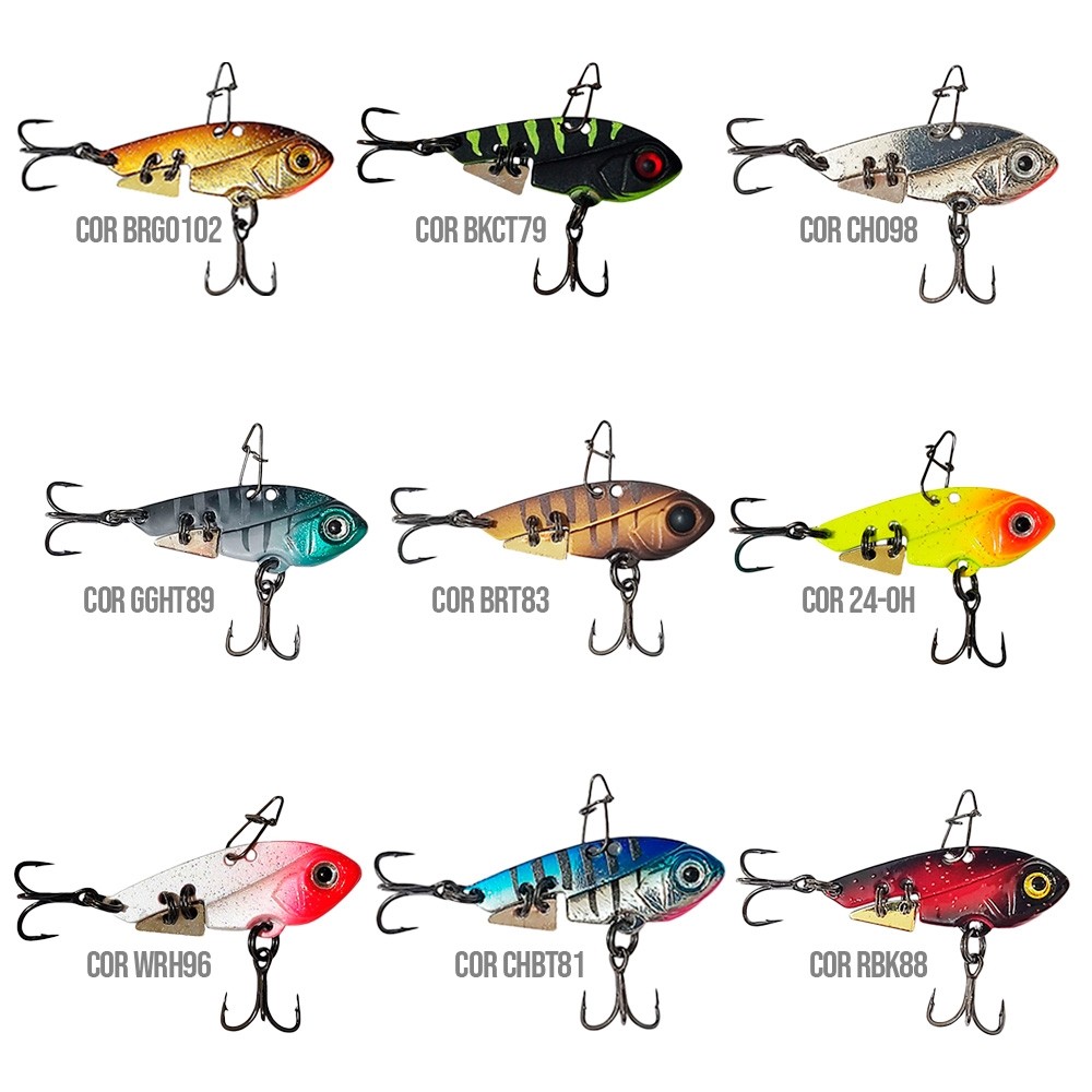 Isca Artificial Mini VIB 3.3cm 5.3g Fundo - Marine em Oferta na Shopee