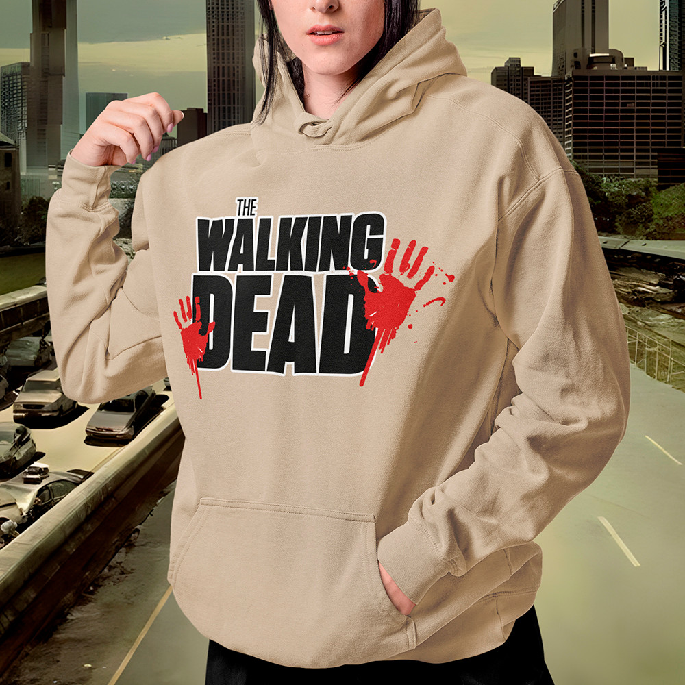 Blusa De Frio The Walking Dead Moletom Unissex Casaco Com Capuz Agasalho Flanelado Felpado
