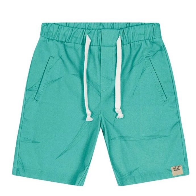 Bermuda Infantil Em Sarja Twill Trick Nick Verde