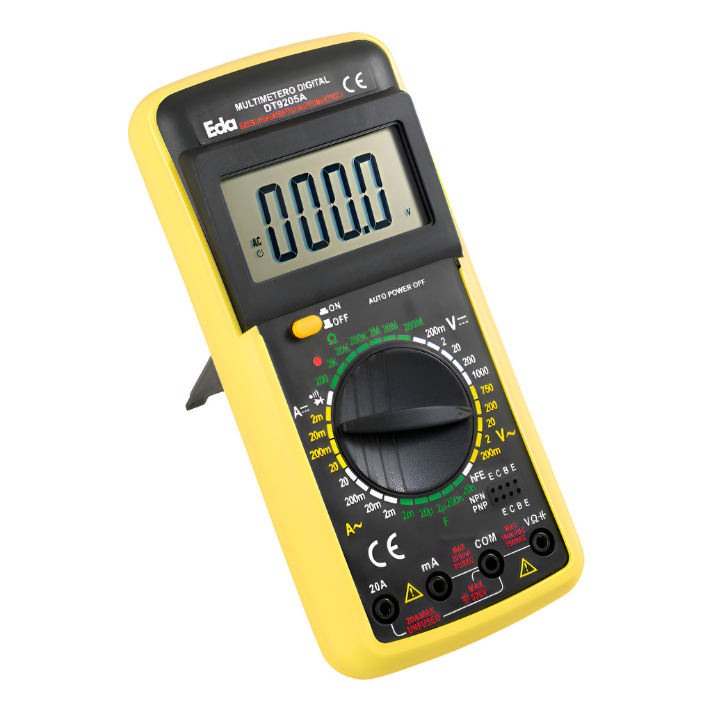 Eda Profissional 9kf Multimetro Com Capacímetro Digital Mede