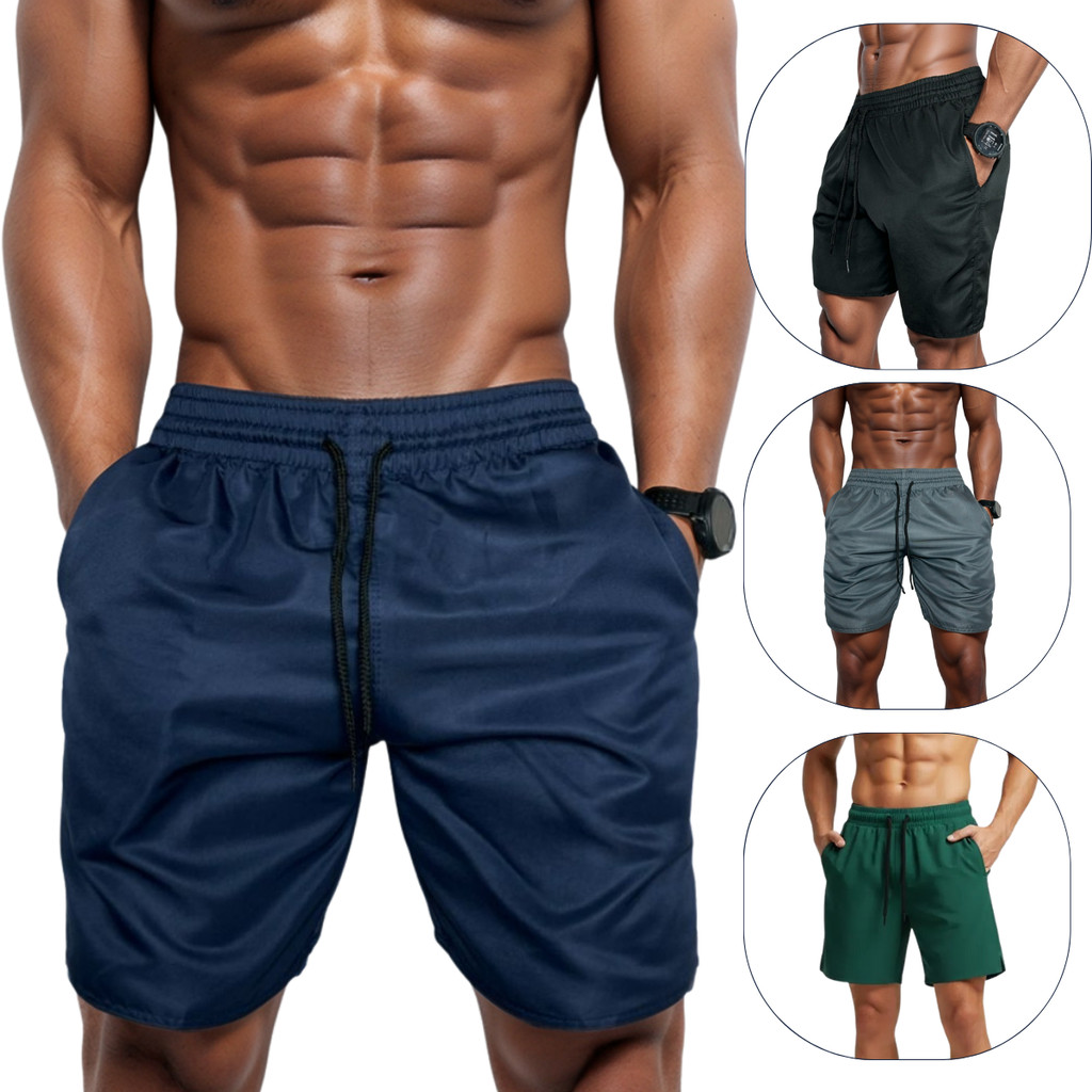 Short Tactel Masculino Praia Academia Treino Dia a Dia Tennis Esporte Praia Surf Crossfit