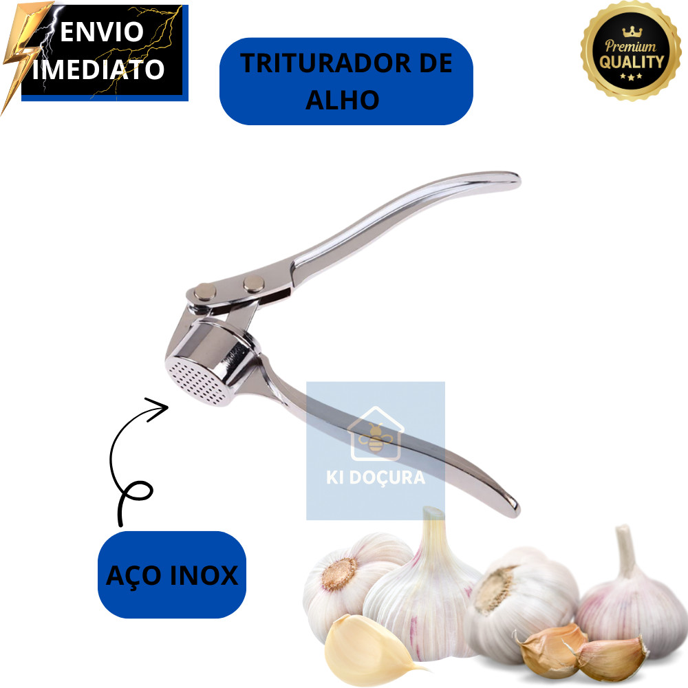 Prensa de Alho Inox - Comprar com Melhor Preço em Essenciais para Culinária