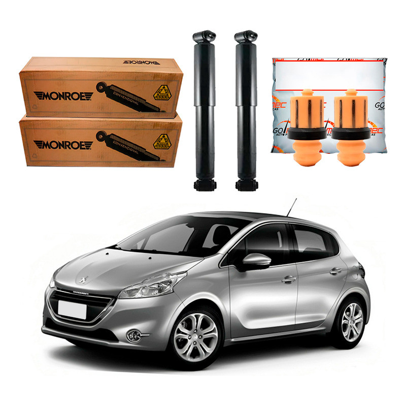 Kit Amortecedor Traseiro Monroe Peugeot 208 1.5 2013 A 2016