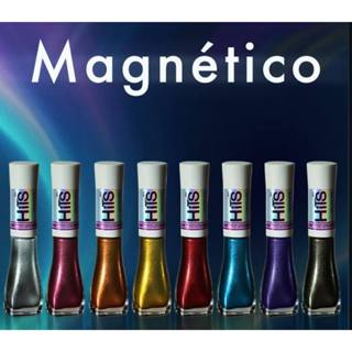 Kit Com 8 Esmaltes Efeito Magnético Hits e Ganhe o Imã de Brinde em Oferta na Shopee