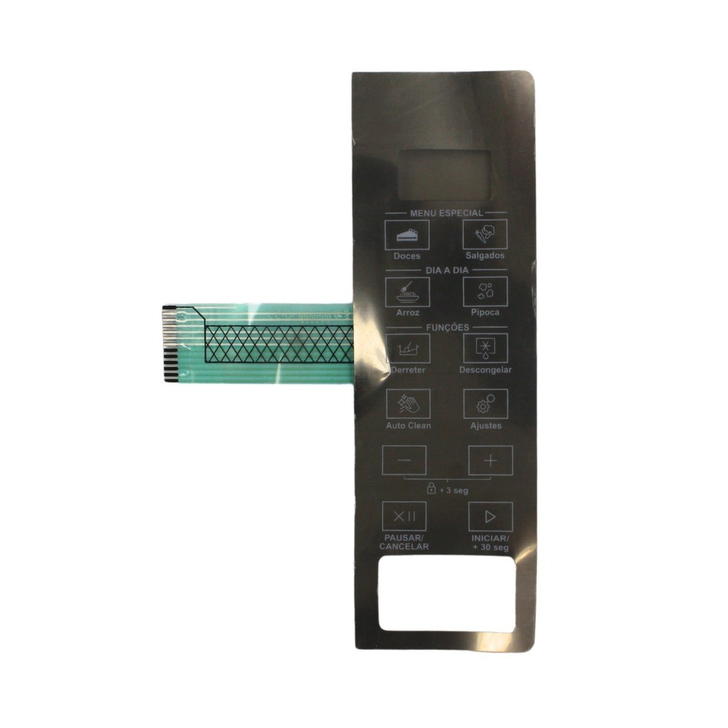 Membrana Painel Espelhado Compativel Com Microondas Brastemp Bms20 - W11291962