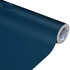 Kroma Forma Azul Petróleo – Vinil Adesivo Para armários Impermeável Lavável Autocolante – Ideal para Móveis, Paredes e A
