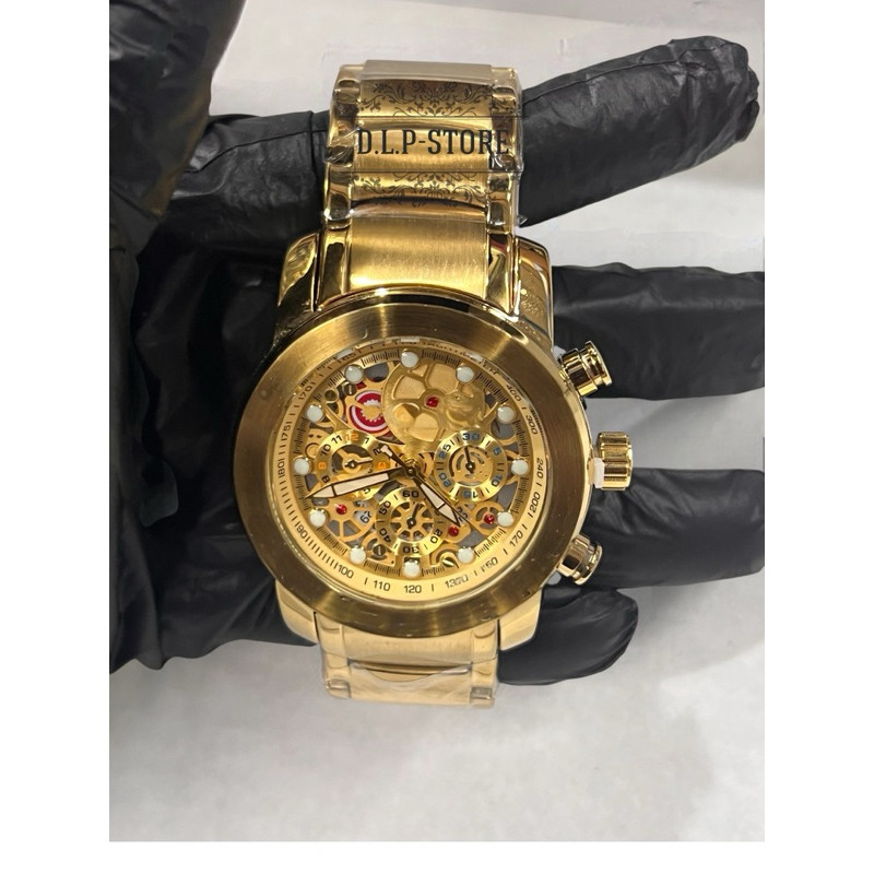 Relógio Masculino Skeleton Mecânico em Aço Inox – Luxo  Sofisticação em Oferta na Shopee