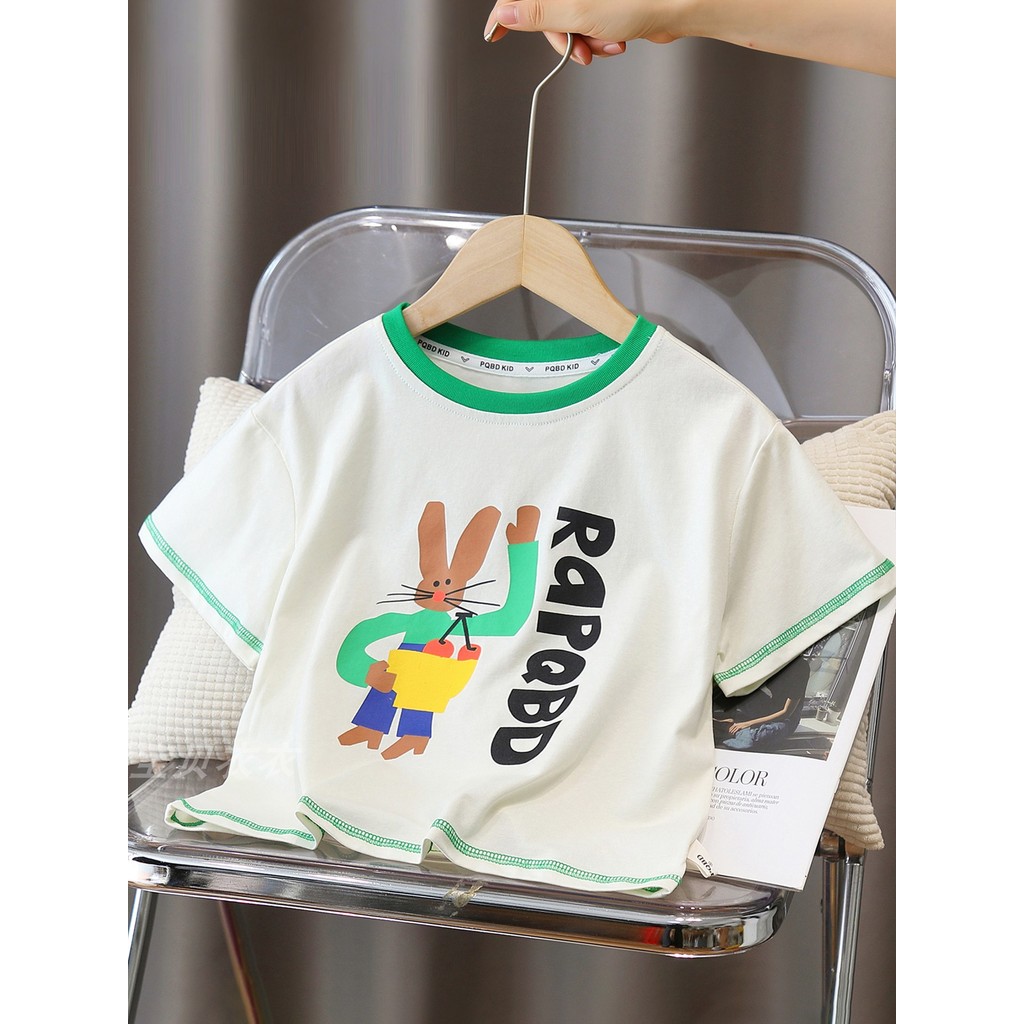 Crianças roupas meninos camiseta de manga curta 2026 novo estilo crianças moda roupas de verão bebê dos desenhos animado