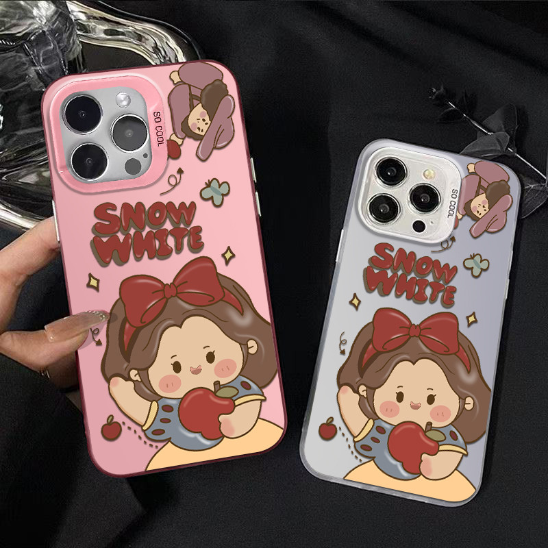 Capinha de celular Branca de Neve e a Maçã para iPhone xr xs 17 16 15 14 13 12 11 pro max 13 15 PRO 14 plus 16 E Capa