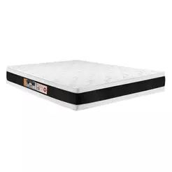 Colchão Casal Espuma D45 Black White AIR Euro Pillow Double Face (138x188x27) - Castor